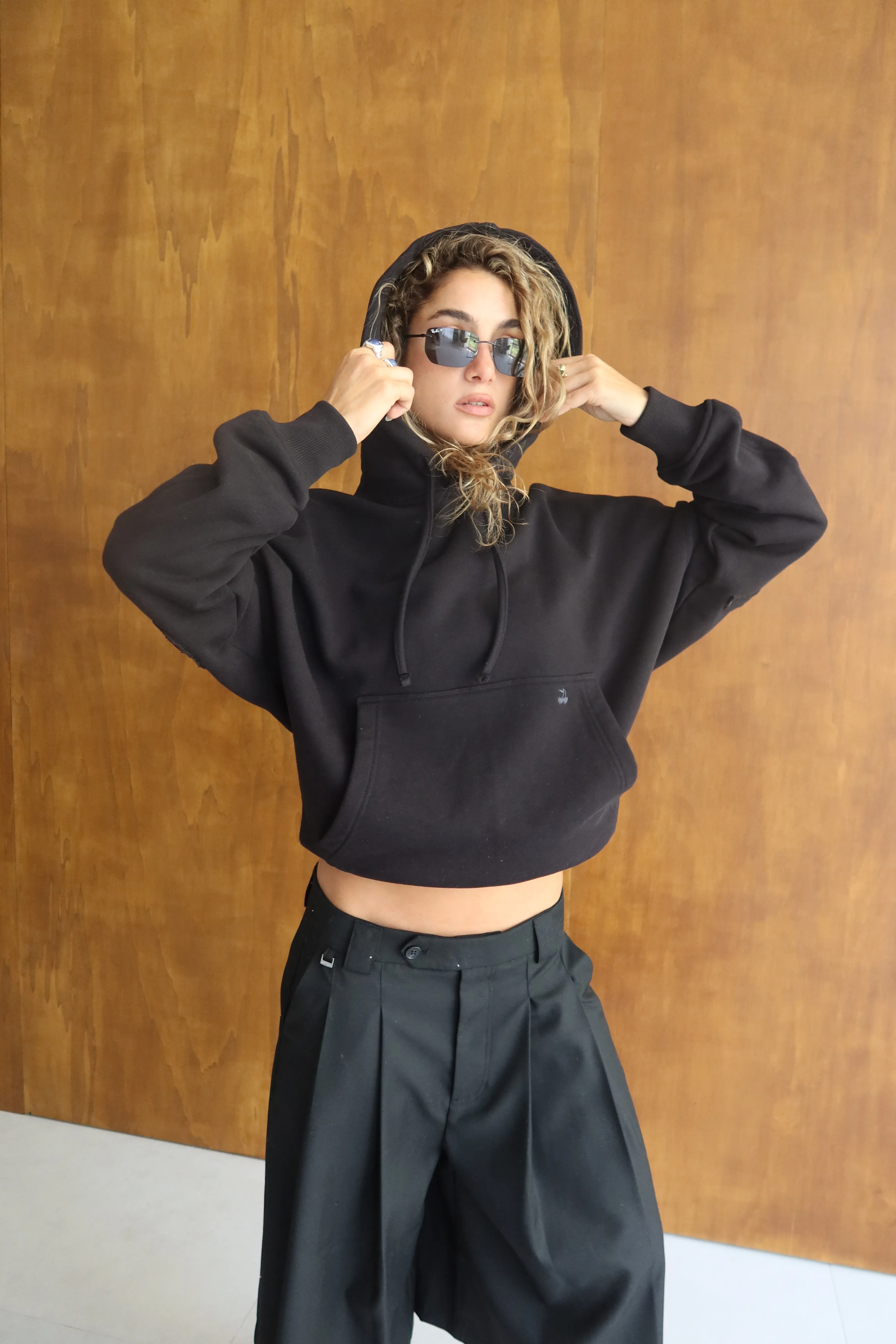 Marble Hoodie Black sold by Nude Project product image thumbnail 3