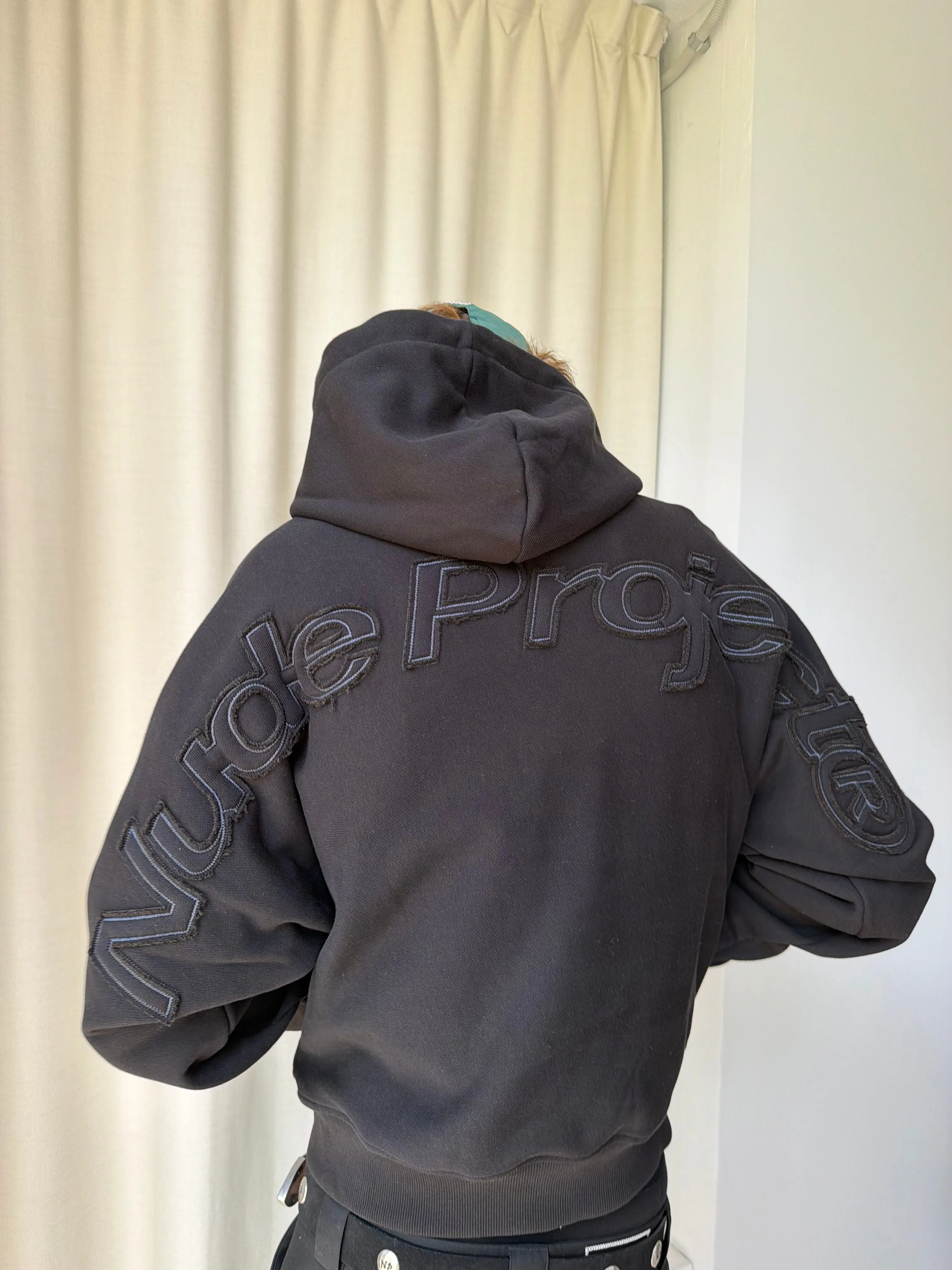 Marble Hoodie Black sold by Nude Project product image thumbnail 5