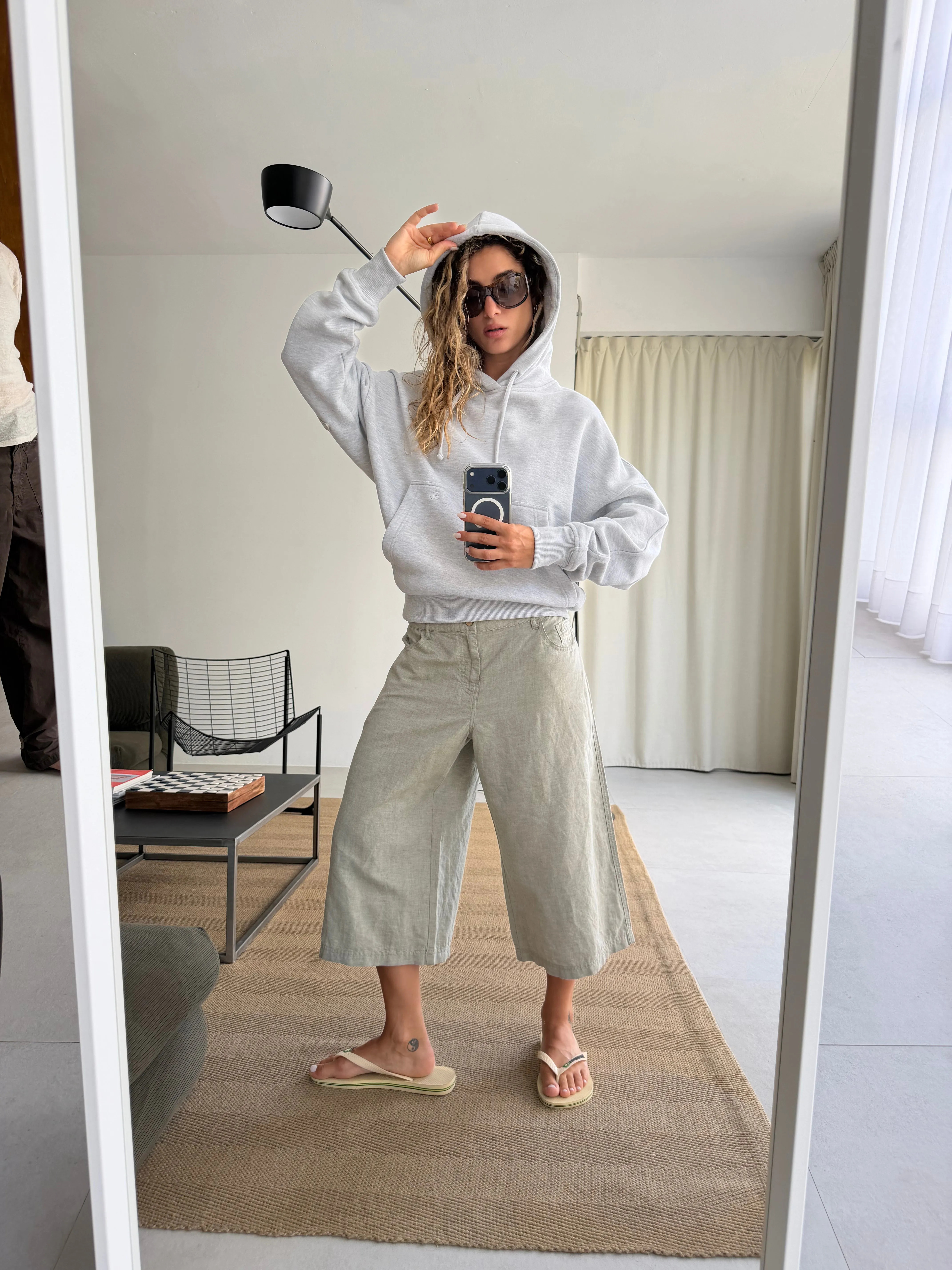 Marble Hoodie Grey Melange sold by Nude Project product image thumbnail 4