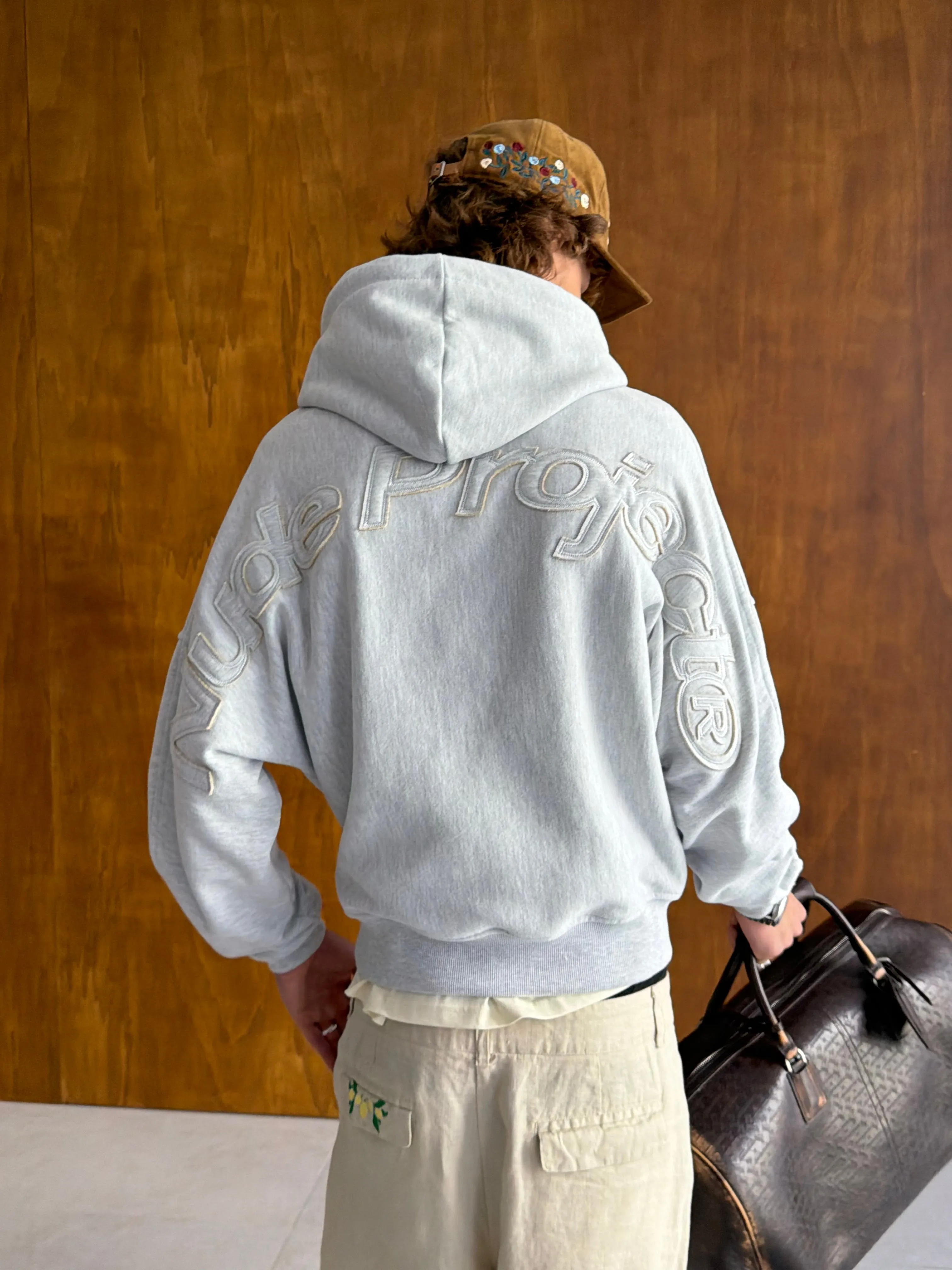 Marble Hoodie Grey Melange sold by Nude Project product image thumbnail 5