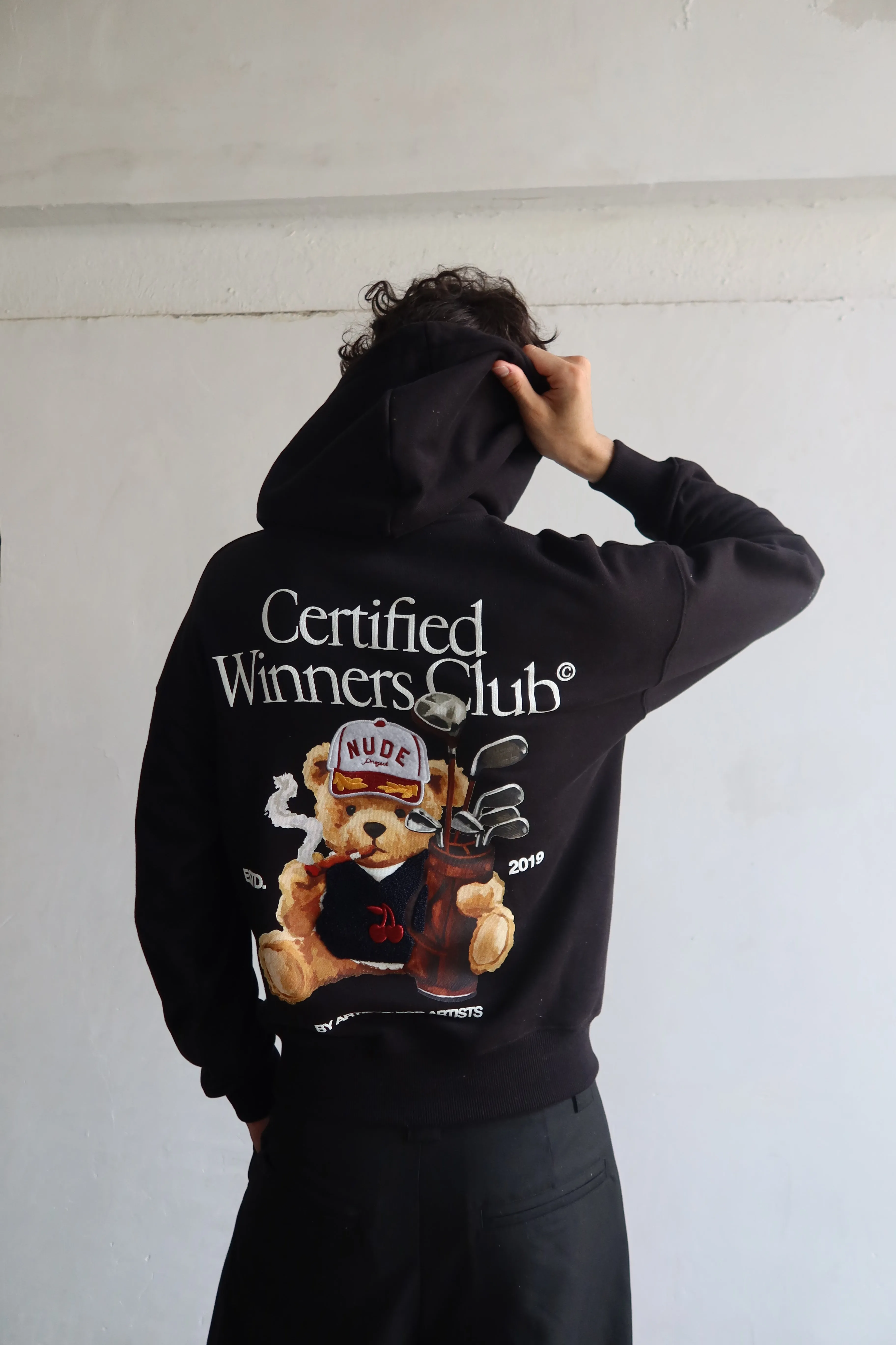 Winner Hoodie Black sold by Nude Project product image thumbnail 4