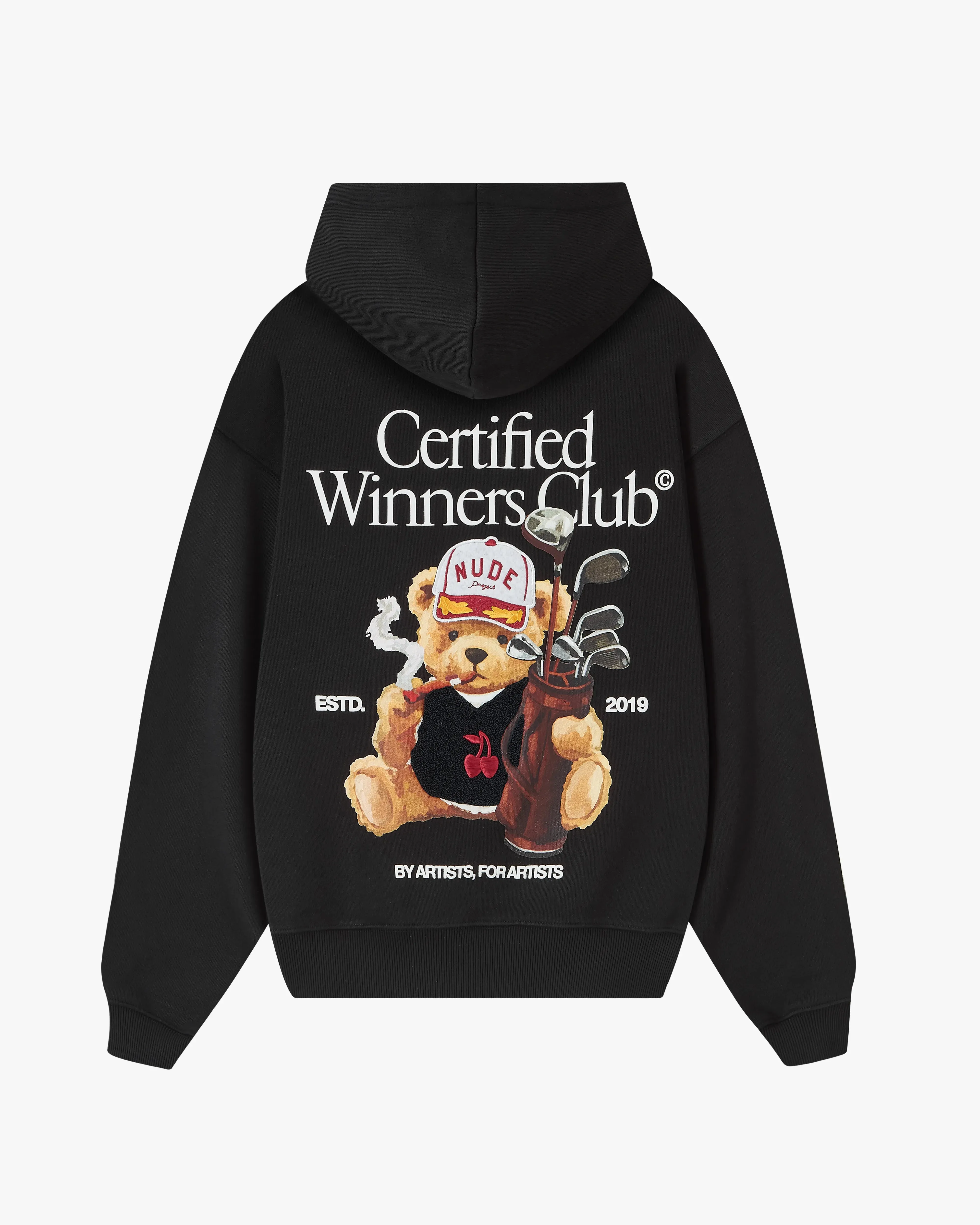 Winner Hoodie Black sold by Nude Project