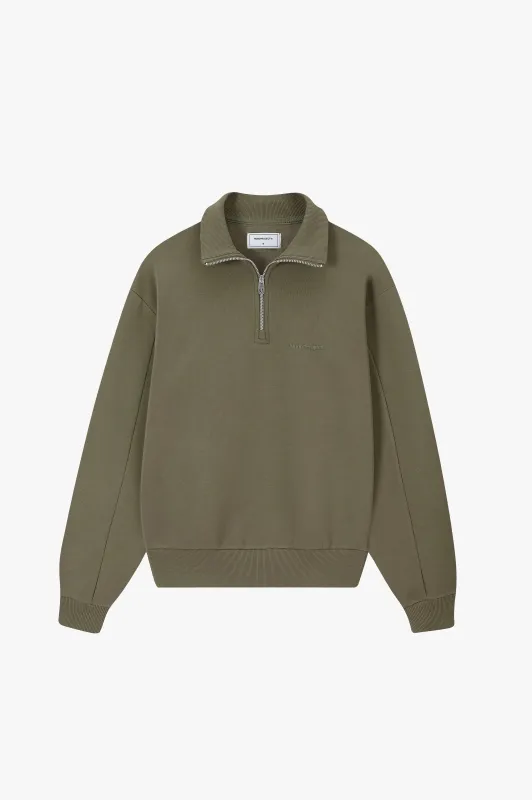 Origins Quarter-Zip Khaki made by Nude Project