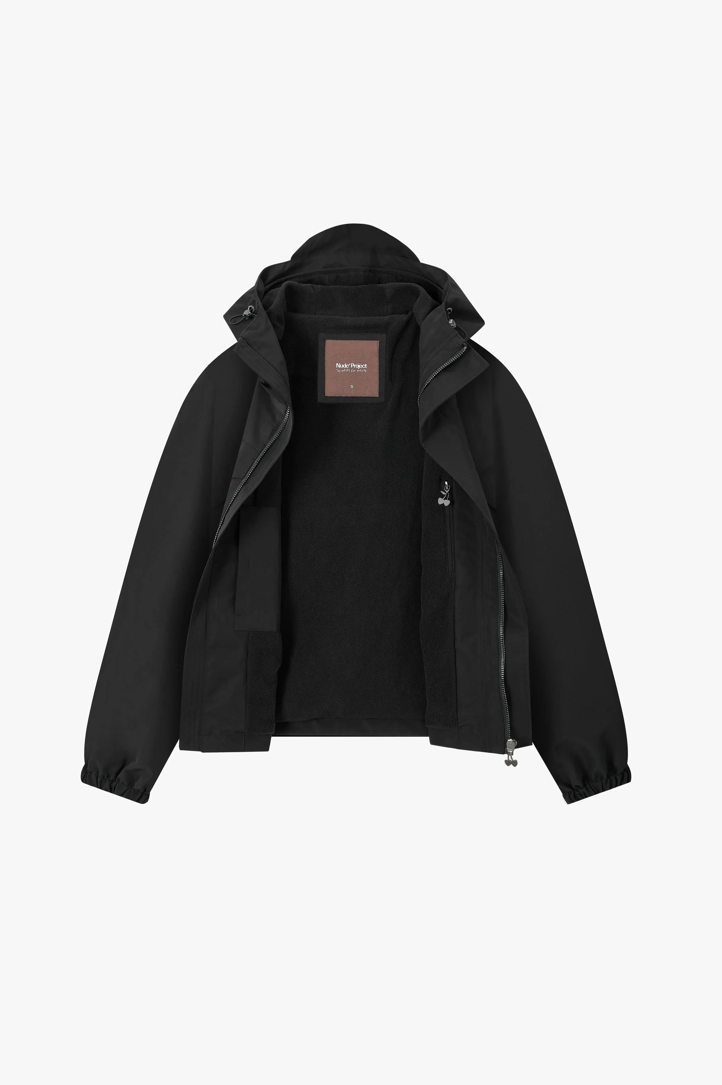 Windbreaker Jacket Black sold by Nude Project product image thumbnail 5