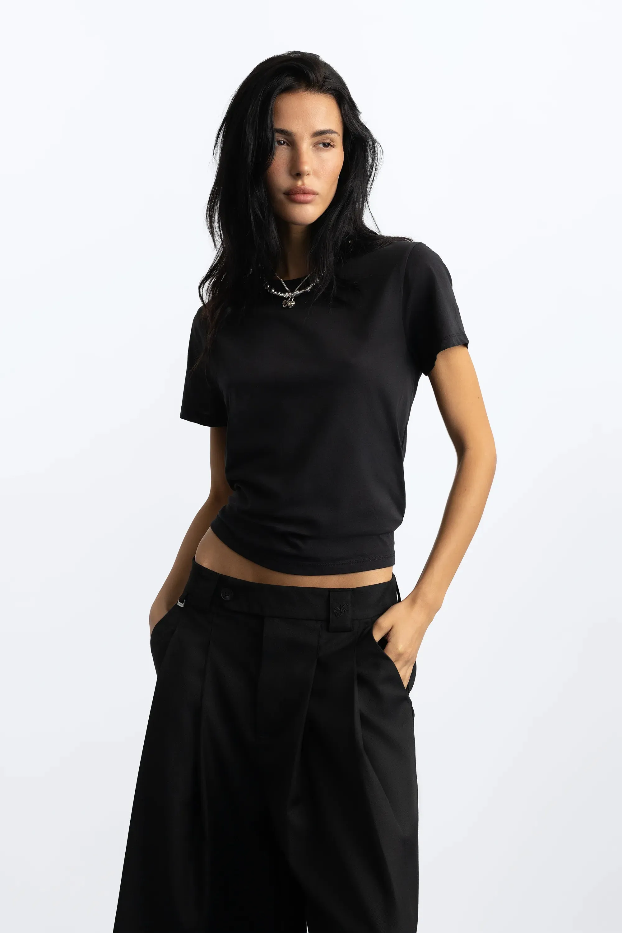 Essential Tee Black sold by Nude Project