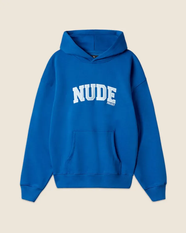 VARSITY HOOD COBALT BLUE sold by Nude Project
