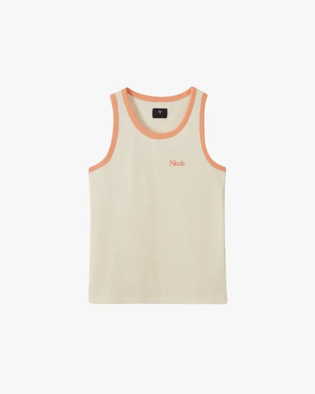 NUDE BASIC TANK TOP LIGHT ORANGE sold by Nude Project