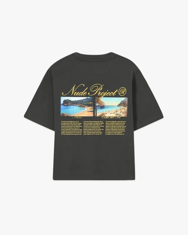 COSTA CROPPED TEE ASH sold by Nude Project