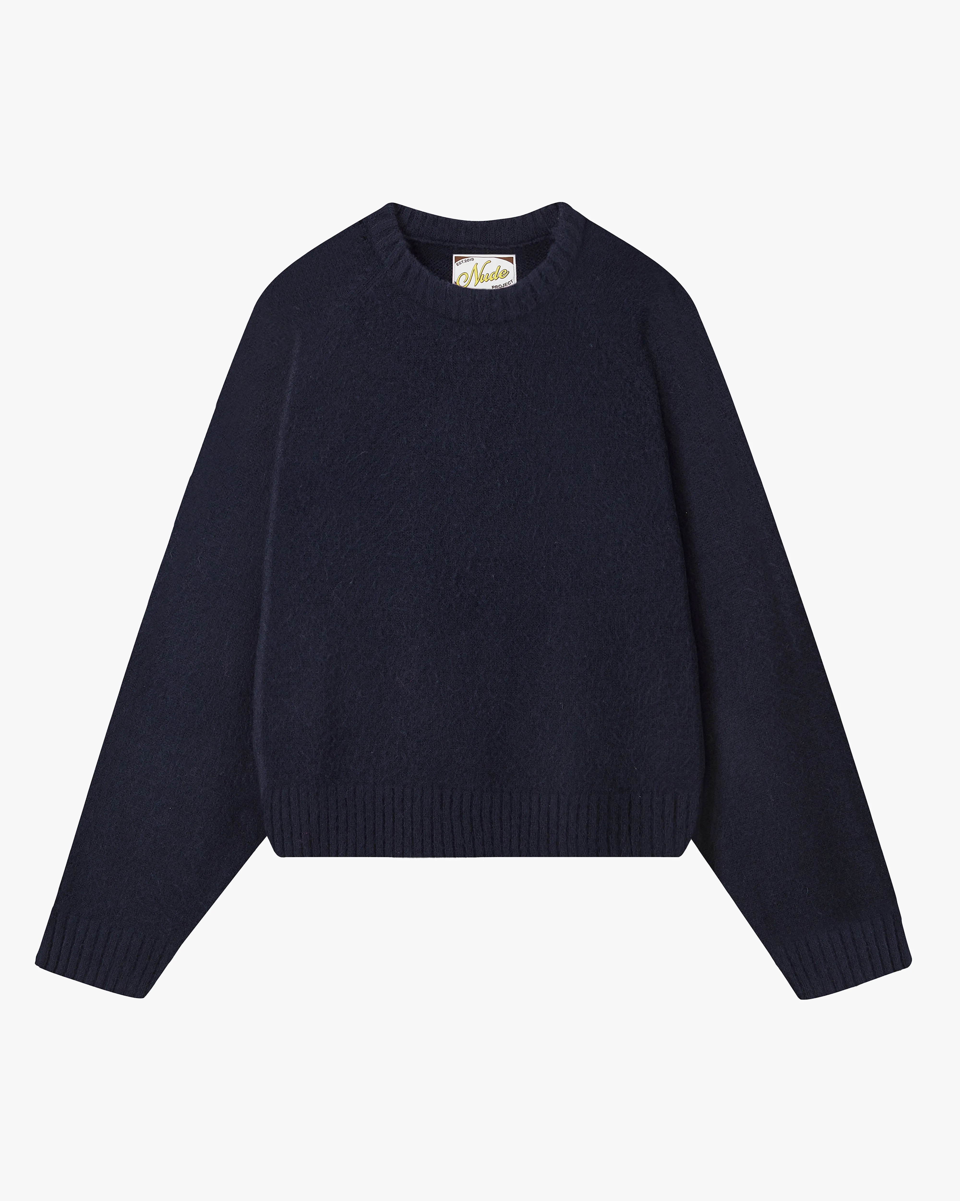 BOXY SWEATER NAVY sold by Nude Project