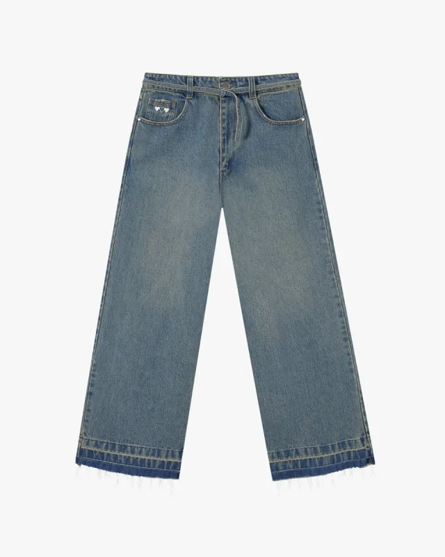 OLD BAGGY DENIM PANTS BLUE sold by Nude Project