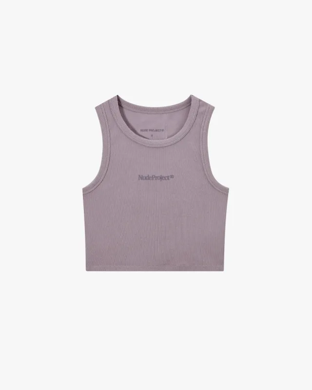 TONE2TONE TANK TOP PURPLE sold by Nude Project
