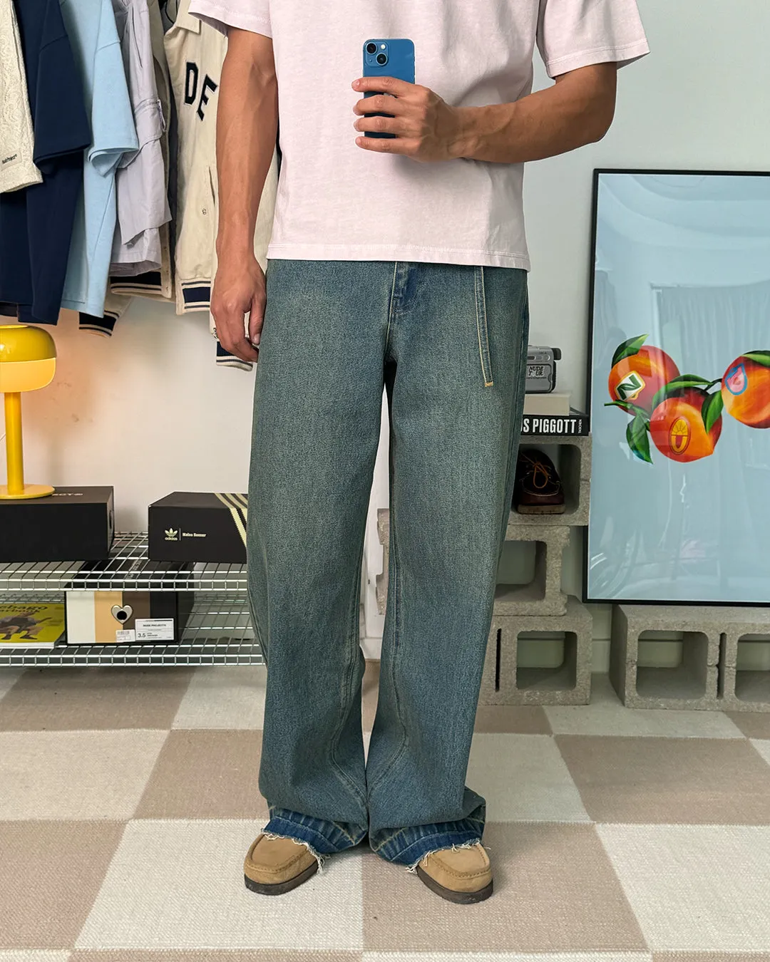 Old Baggy Jeans Blue sold by Nude Project product image thumbnail 2