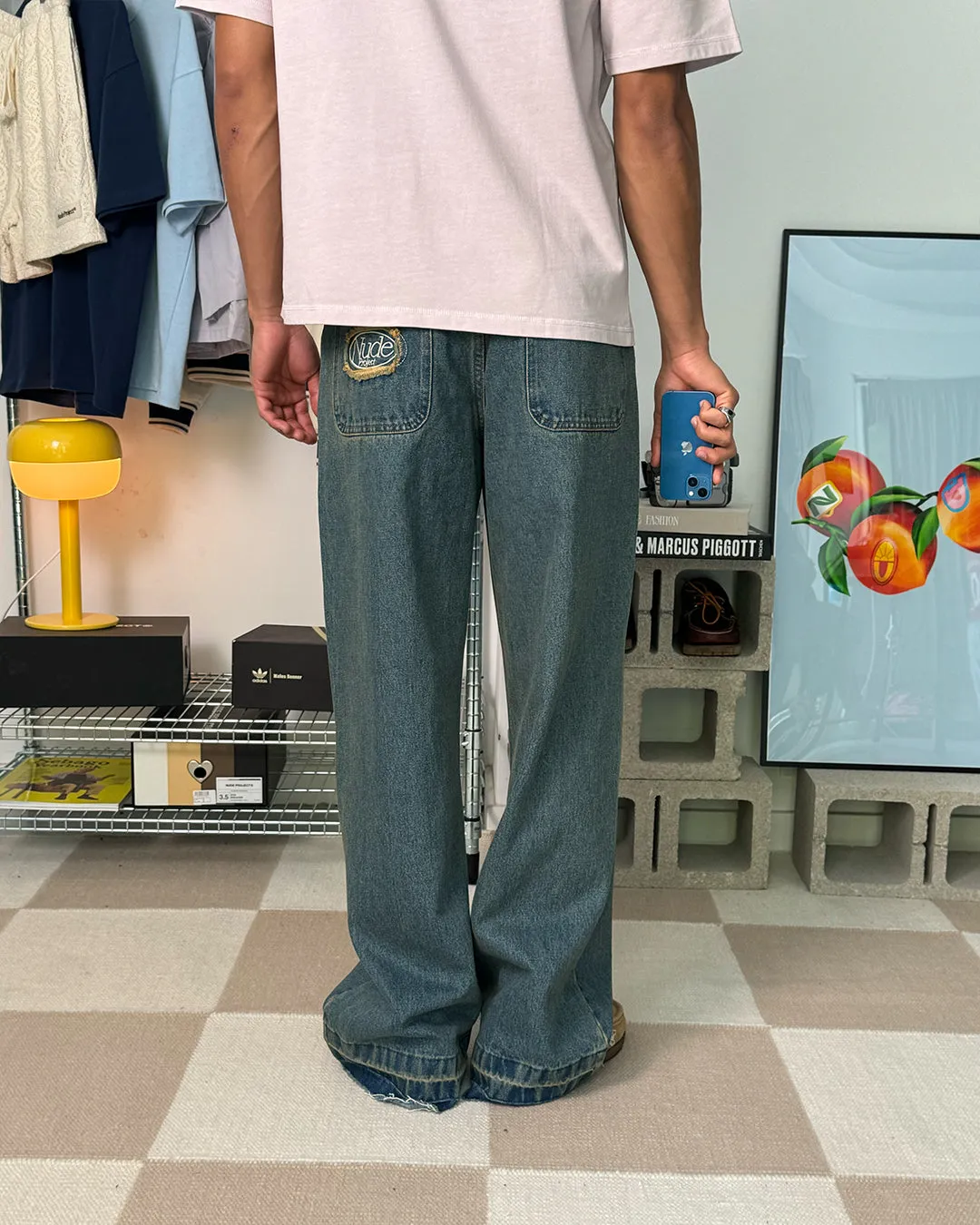 Old Baggy Jeans Blue sold by Nude Project product image thumbnail 4