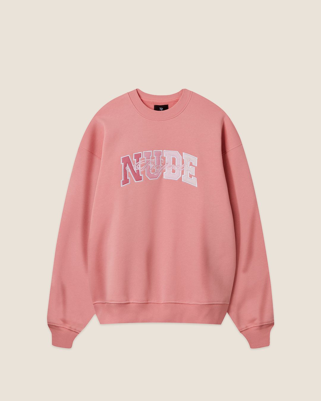 VARSITY CREWNECK PINK sold by Nude Project