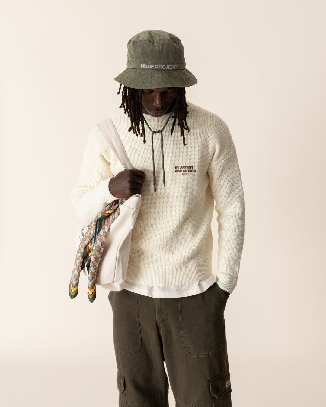 CULT KNIT SWEATER OFFWHITE sold by Nude Project product image thumbnail 4