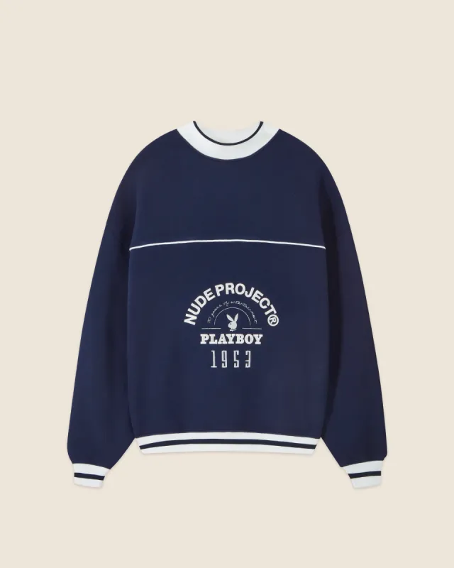 DIANNA CREWNECK NAVY sold by Nude Project