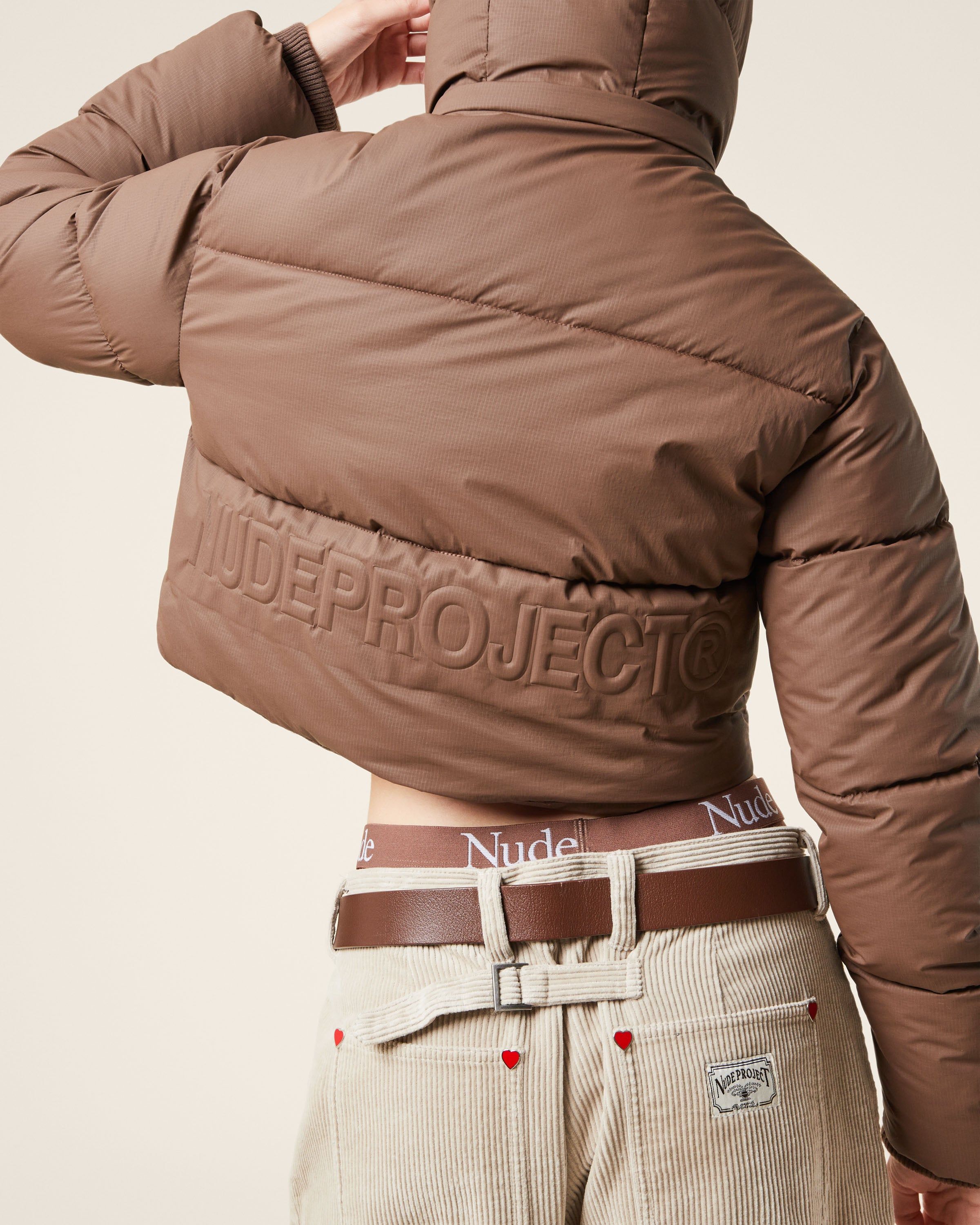 OG*PUFFER JACKET WOMAN BROWN sold by Nude Project product image thumbnail 3