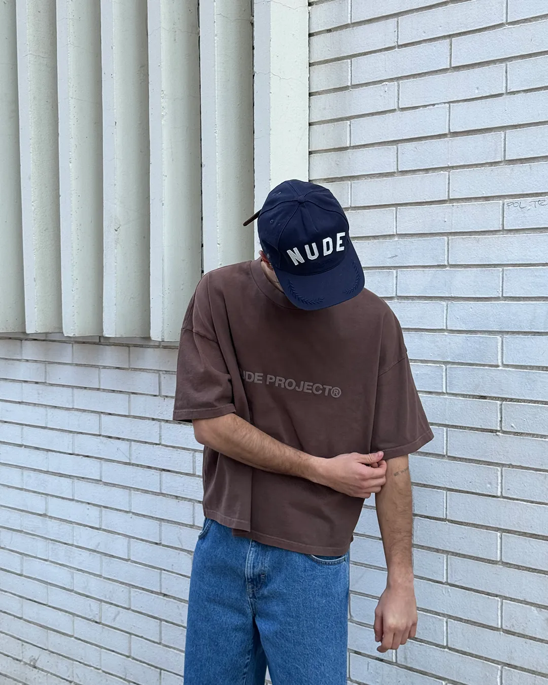 Boxy Tee Washed Brown sold by Nude Project product image thumbnail 3