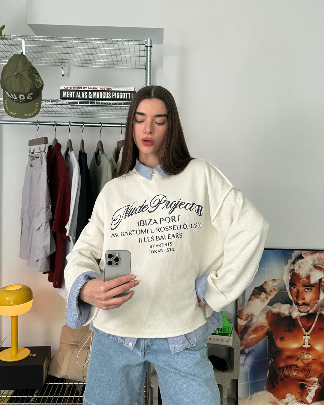 IBIZA CREWNECK WHITE | Parallel