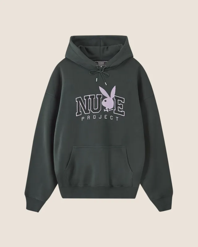 PLAYBOY VARSITY HOOD FOREST GREEN sold by Nude Project