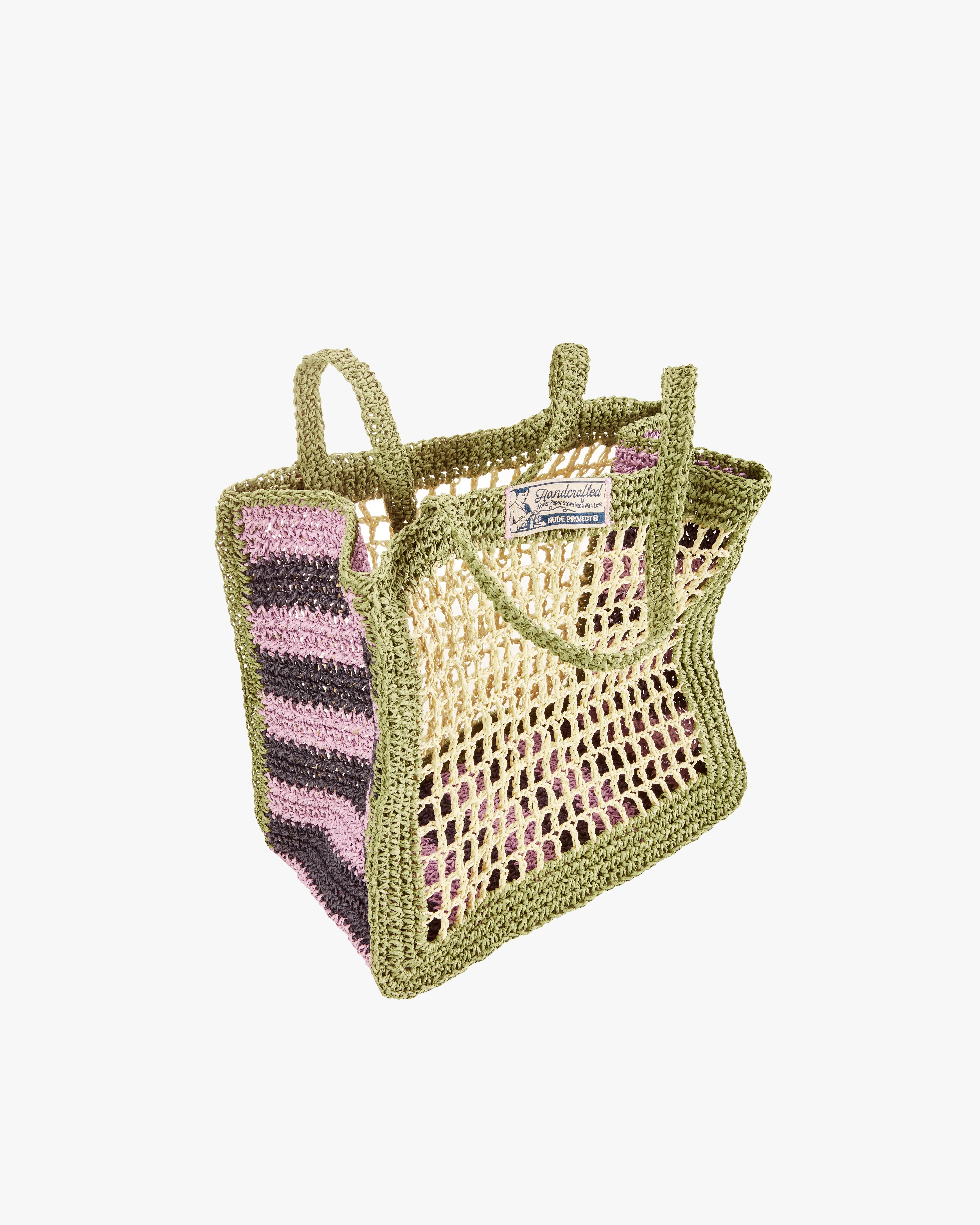 SPICE BAG SHOPPER GREEN/MARSHMALLOW sold by Nude Project product image thumbnail 4