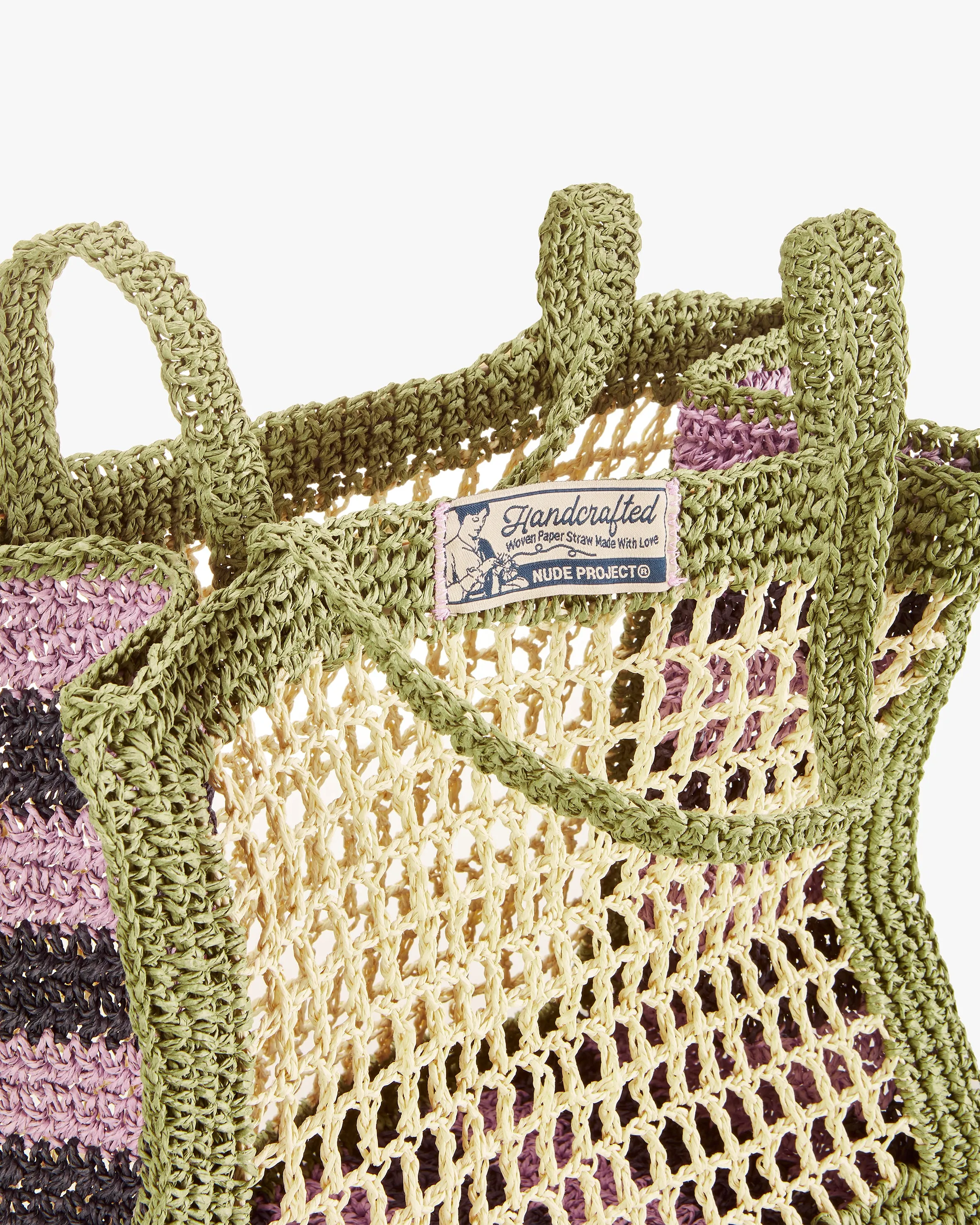 SPICE BAG SHOPPER GREEN/MARSHMALLOW sold by Nude Project product image thumbnail 5