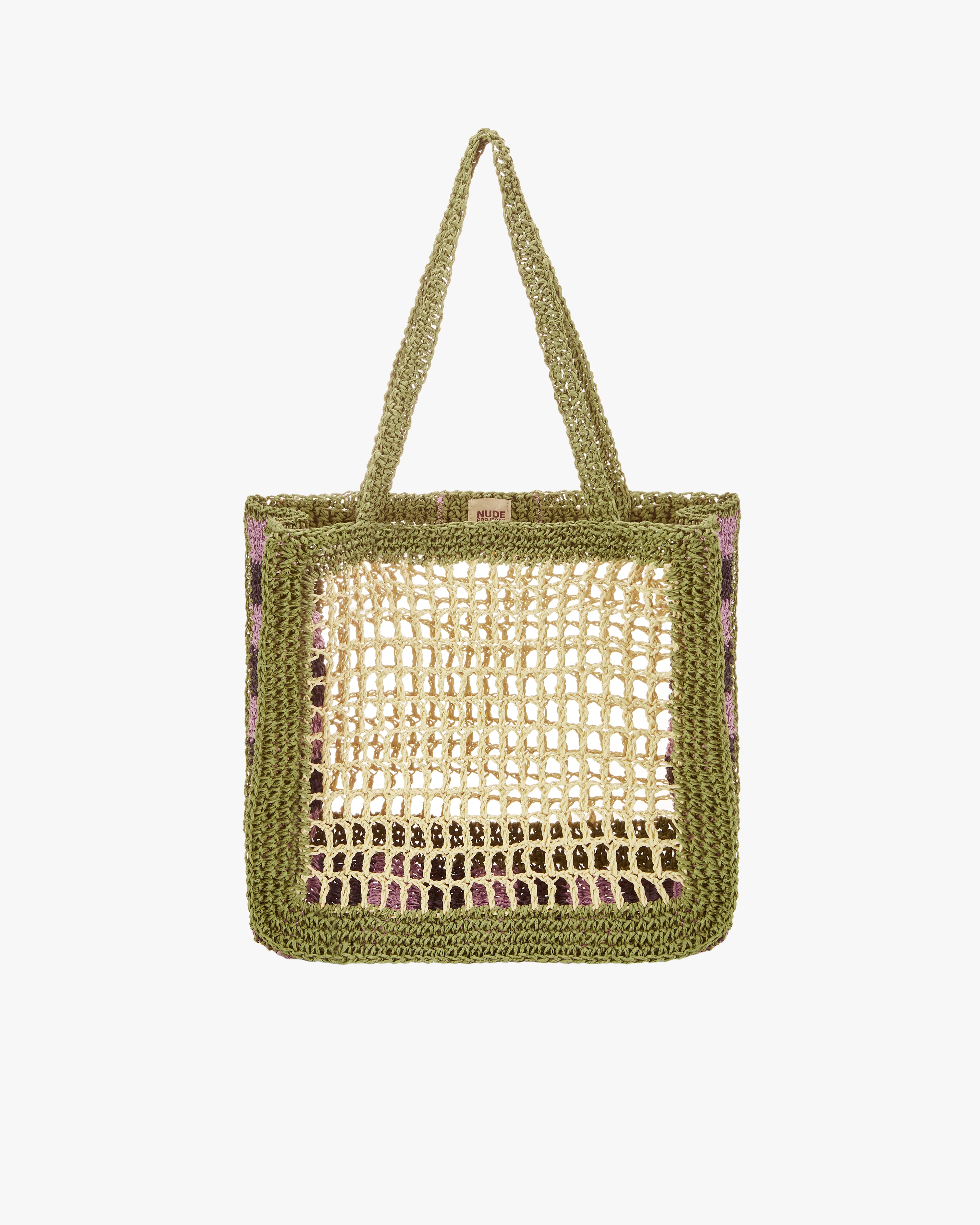 SPICE BAG SHOPPER GREEN/MARSHMALLOW sold by Nude Project product image thumbnail 3