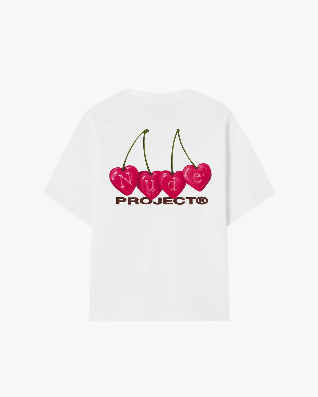 Cherry Tee White sold by Nude Project