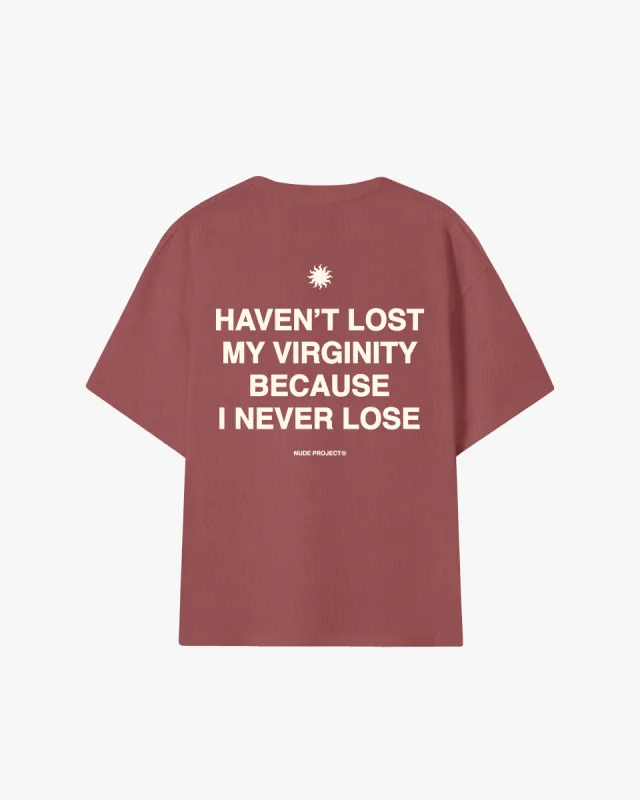 VIRGINITY TEE BRICK RED sold by Nude Project