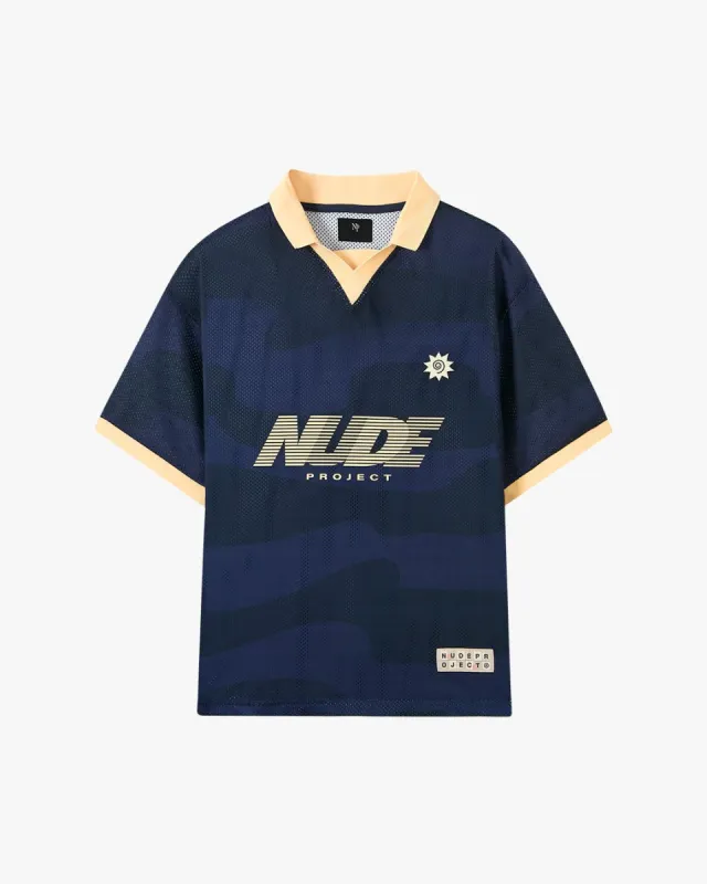 CHAMPIONSHIP FOOTBALL TEE DEEP NAVY made by Nude Project