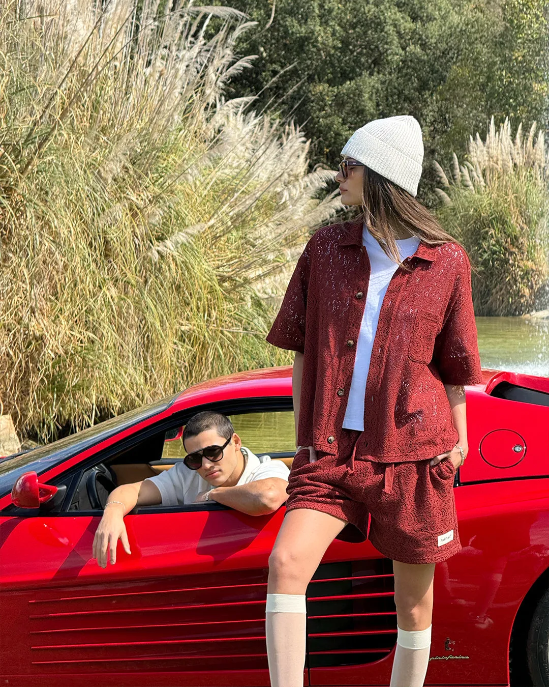 Romantica Shorts Lova Red sold by Nude Project product image thumbnail 4