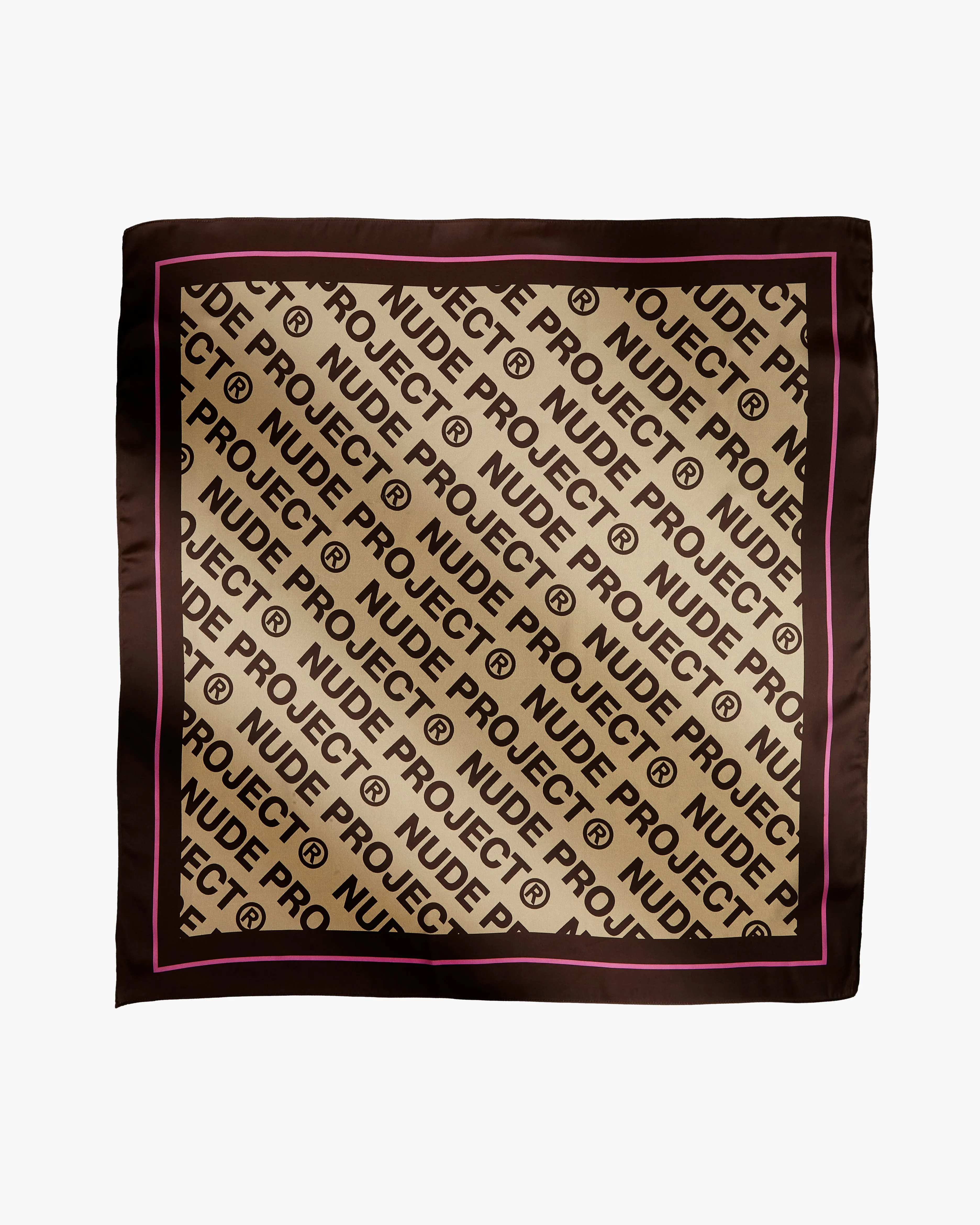 Classic Handkerchief Logo Brown sold by Nude Project
