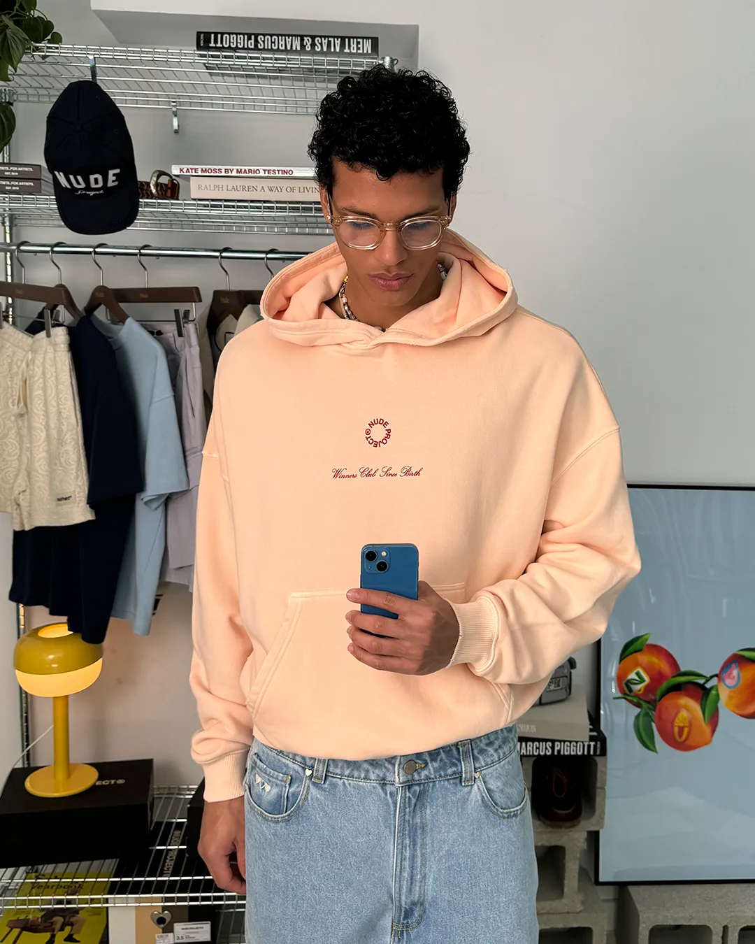 VIRGINITY HOODIE PEACH sold by Nude Project product image thumbnail 5