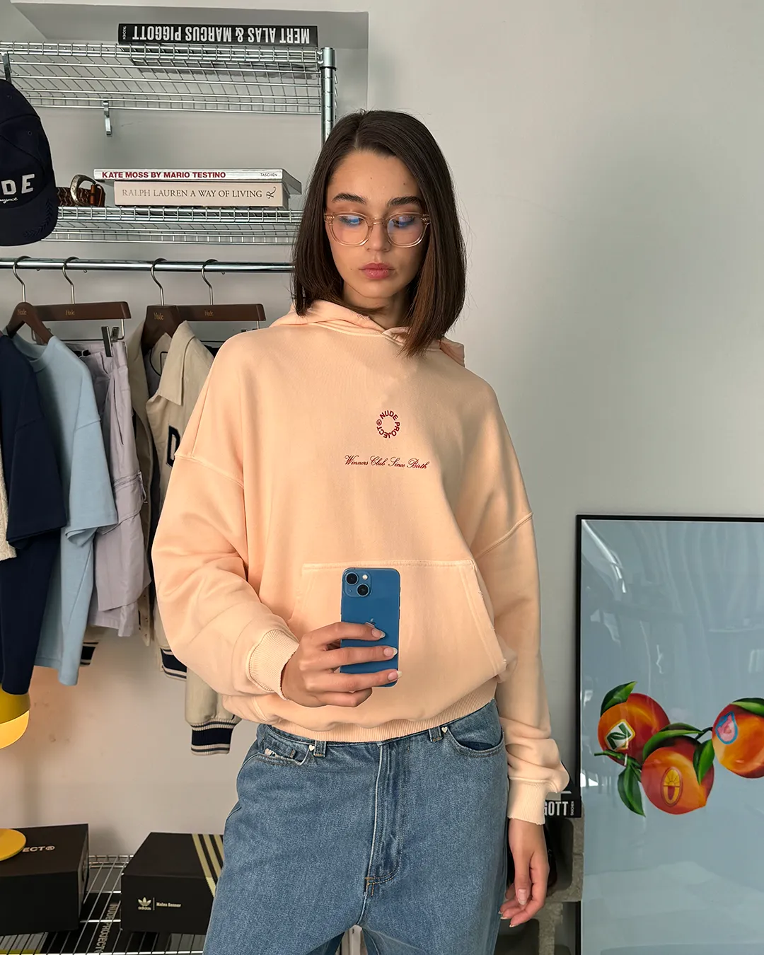 VIRGINITY HOODIE PEACH sold by Nude Project product image thumbnail 4