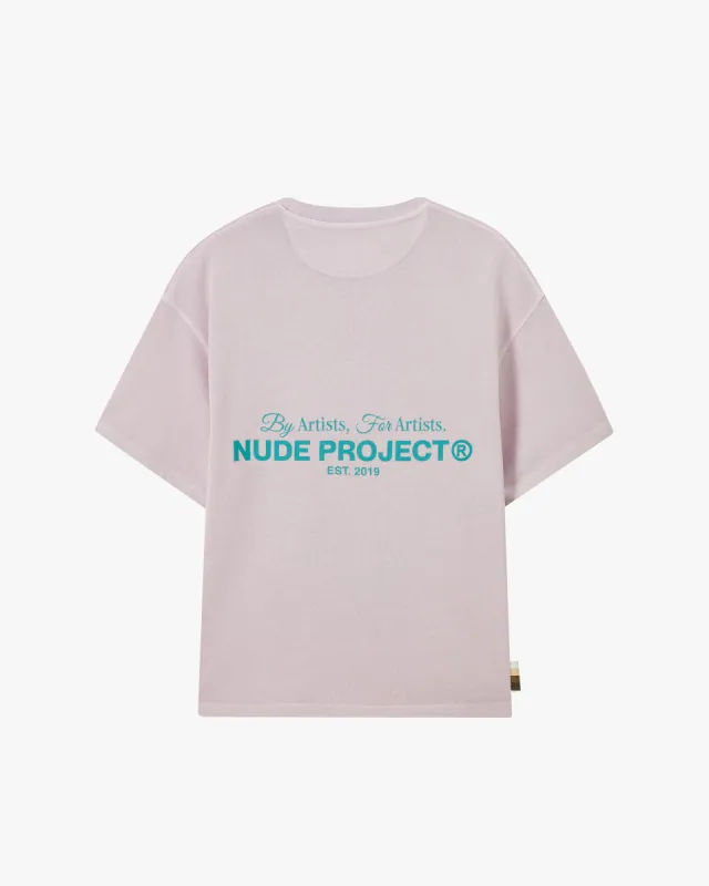 CULT*TEE GARMENT DYE LILAC sold by Nude Project