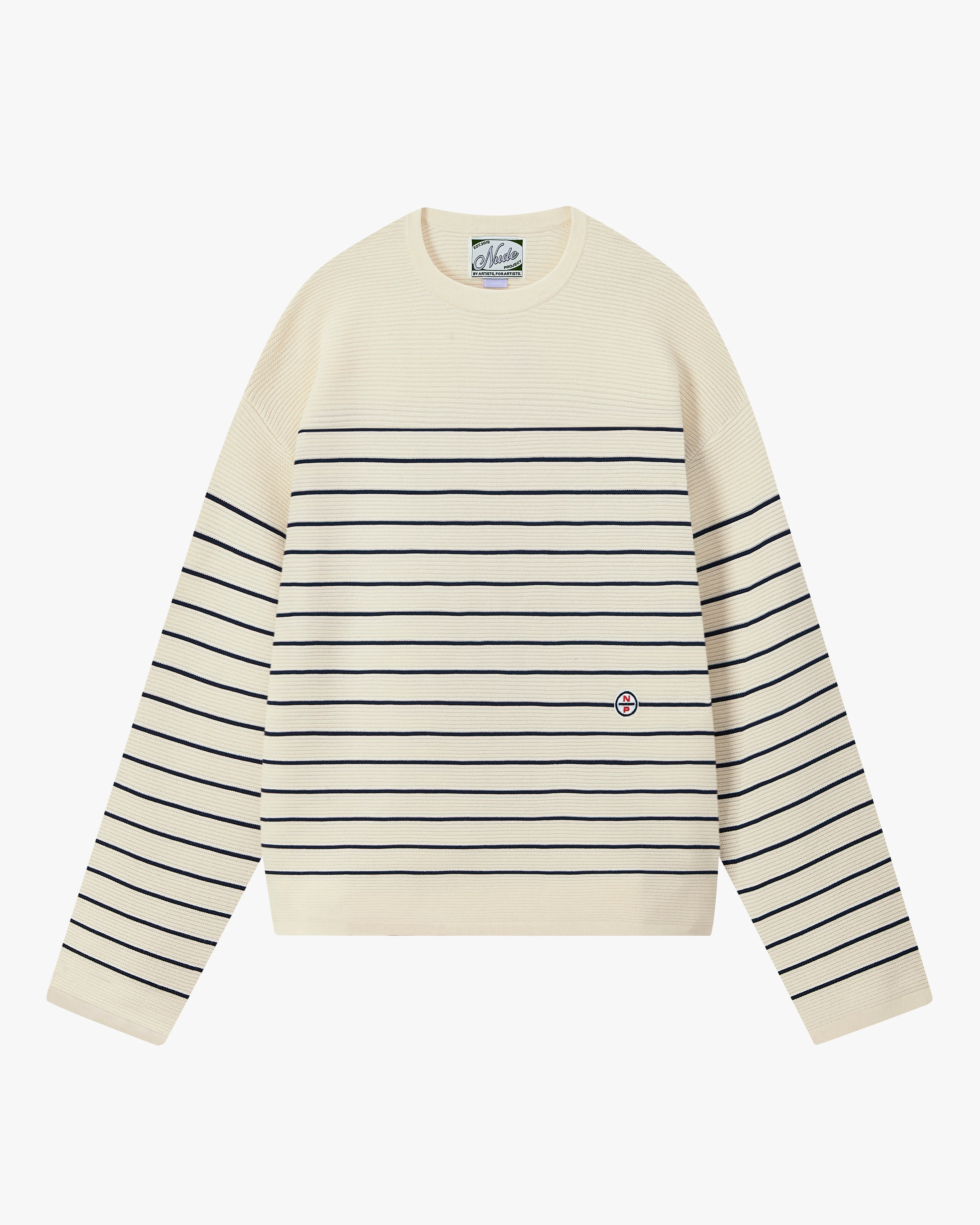 Nautica Sweater Marshmallow sold by Nude Project