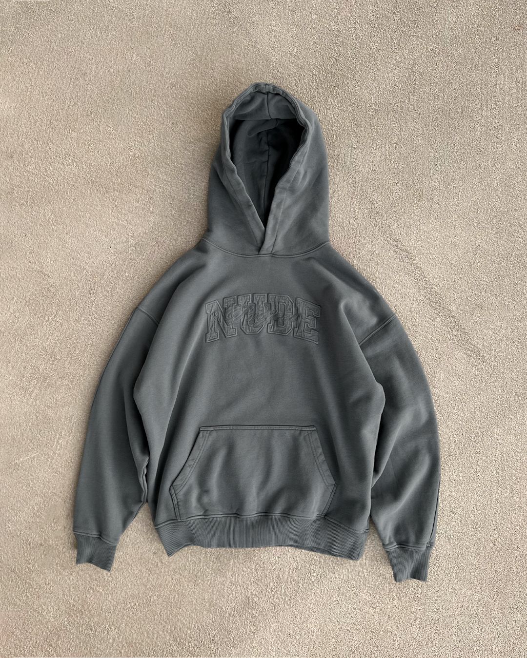 RAW VARSITY HOOD STONE sold by Nude Project product image thumbnail 4
