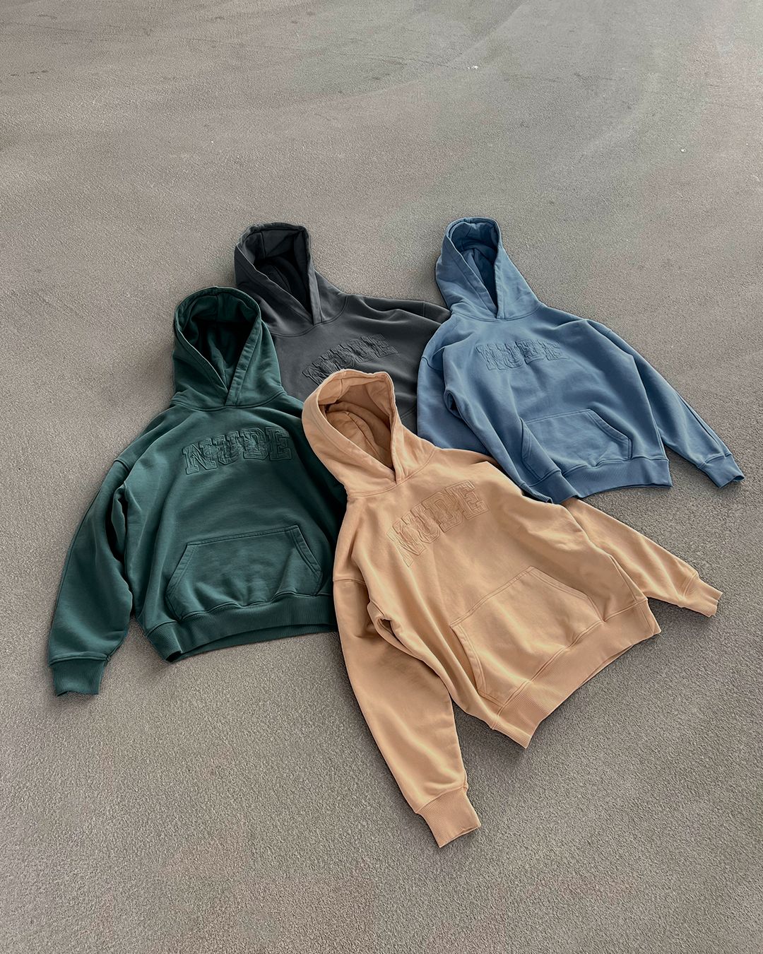 RAW VARSITY HOOD STONE sold by Nude Project product image thumbnail 6