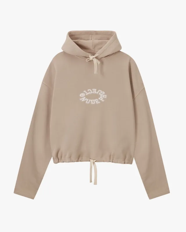 OVAL HOODIE BEIGE sold by Nude Project