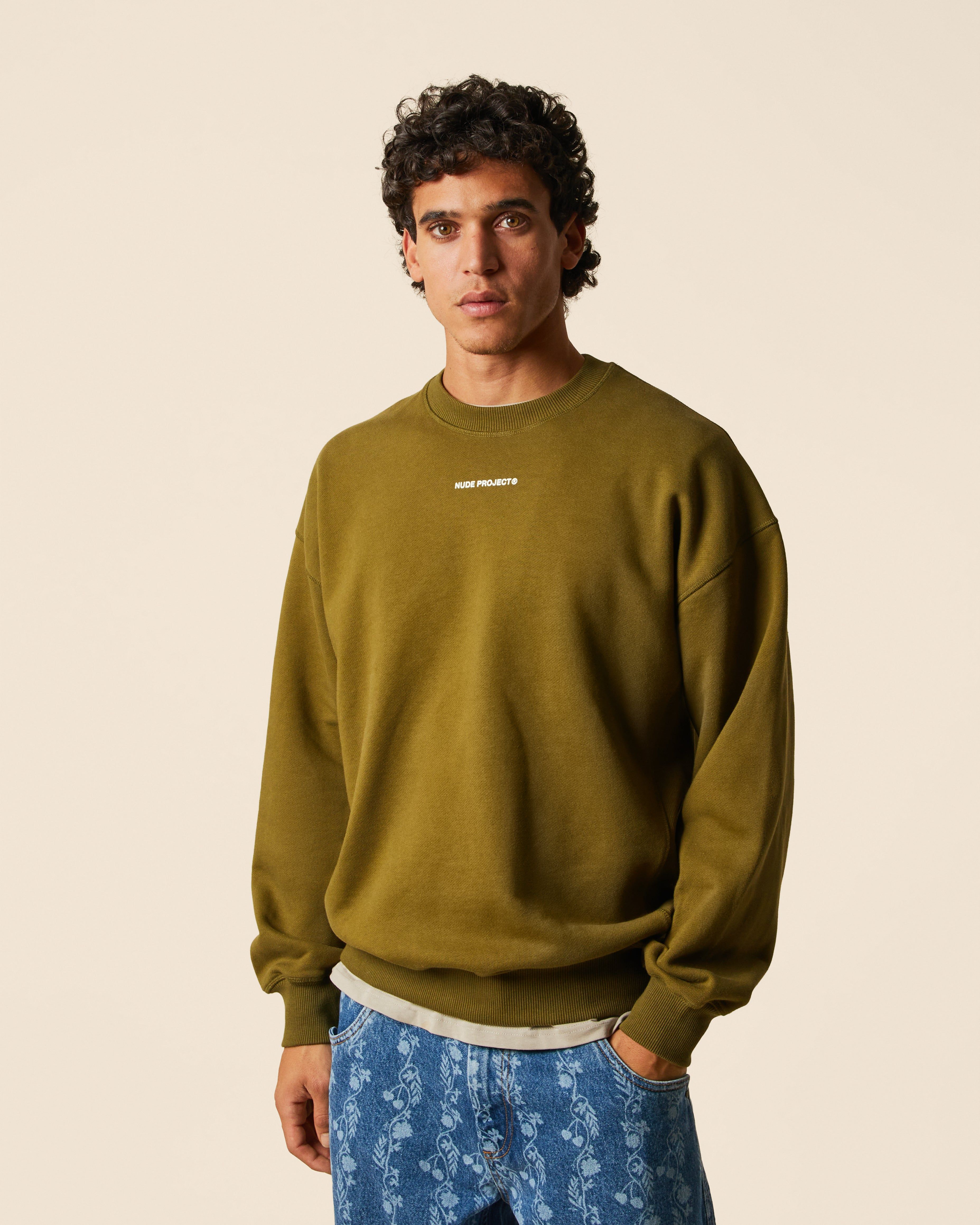 Cult*Crewneck Khaki sold by Nude Project product image thumbnail 2