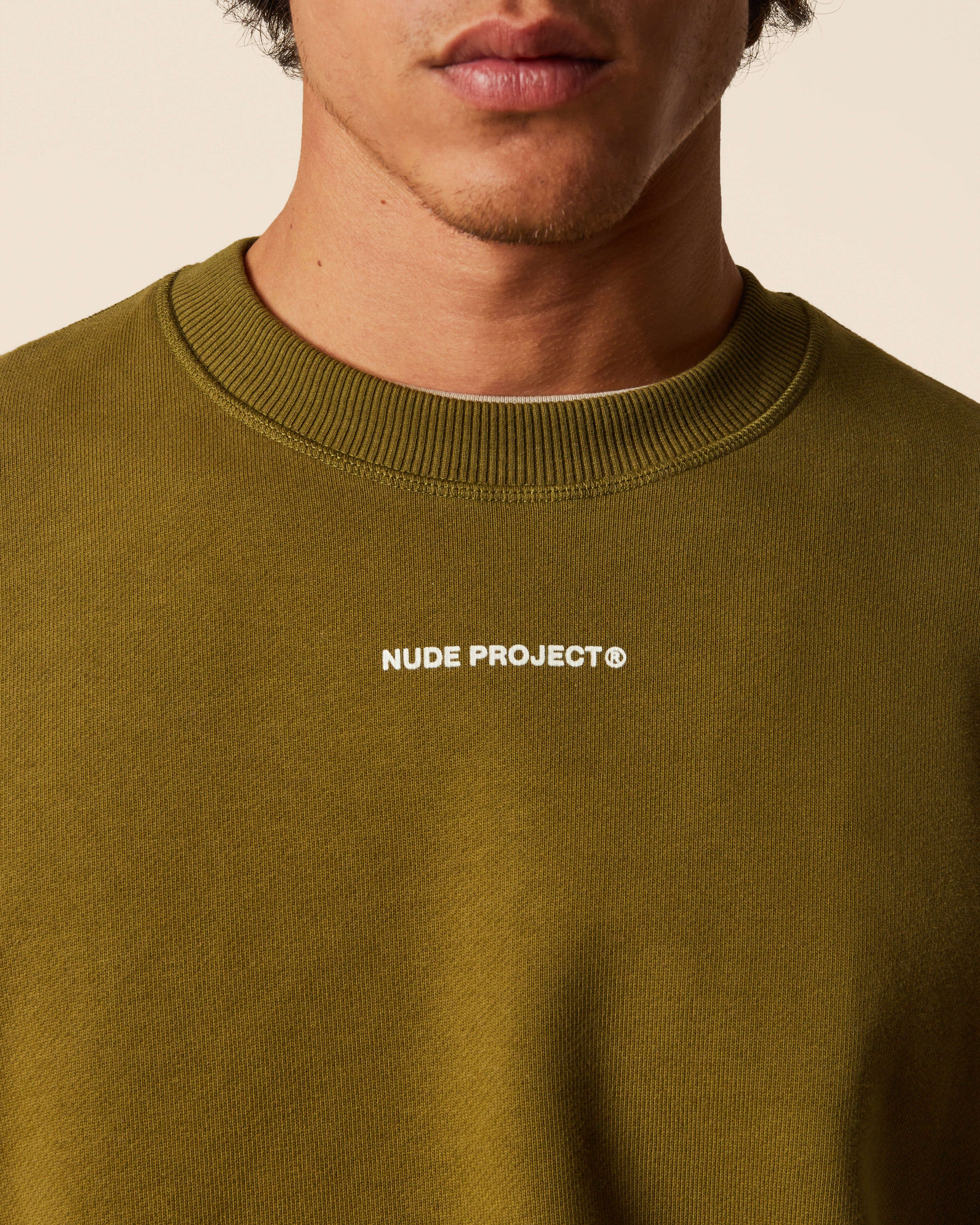 Cult*Crewneck Khaki sold by Nude Project product image thumbnail 5