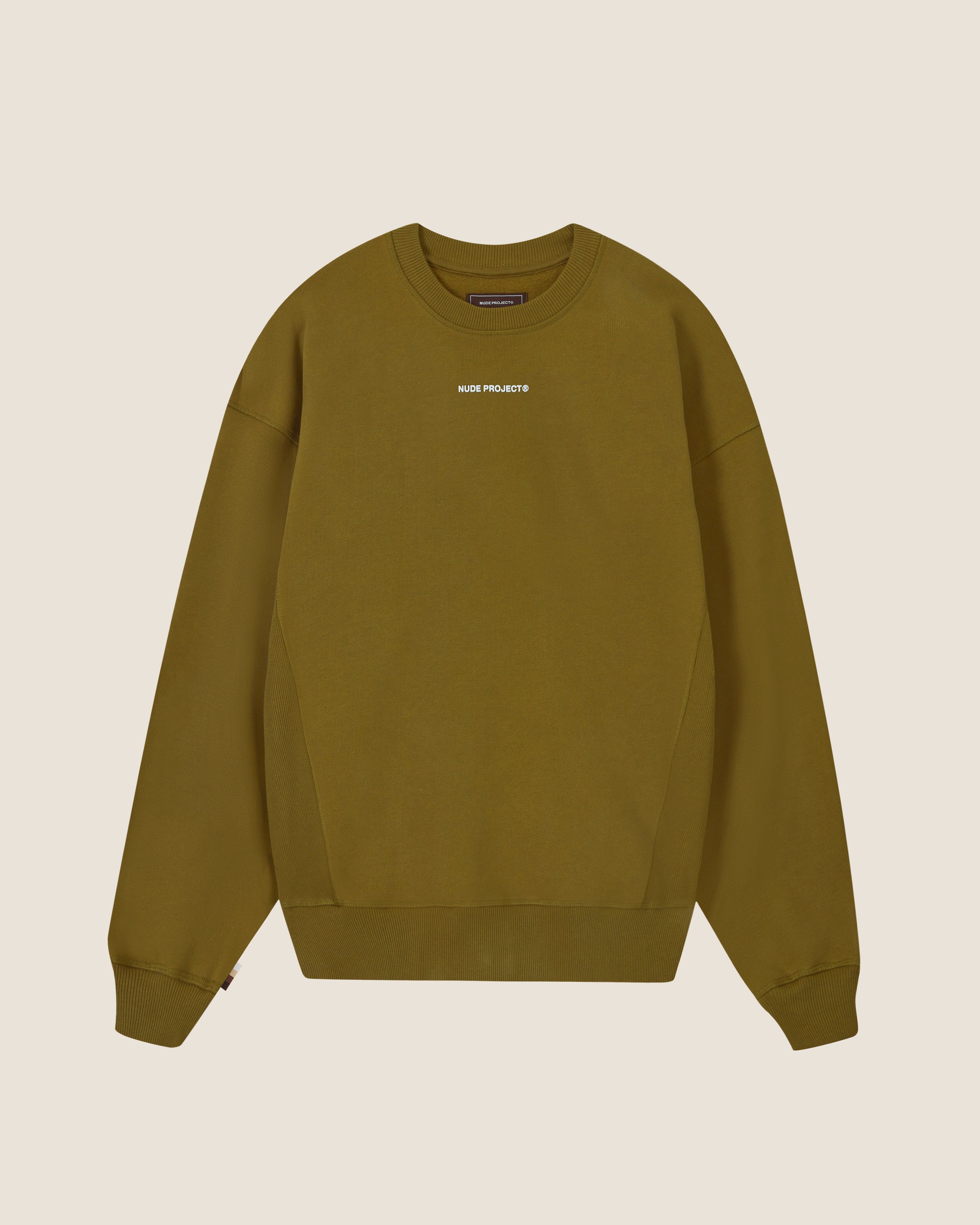 Cult*Crewneck Khaki sold by Nude Project product image thumbnail 3