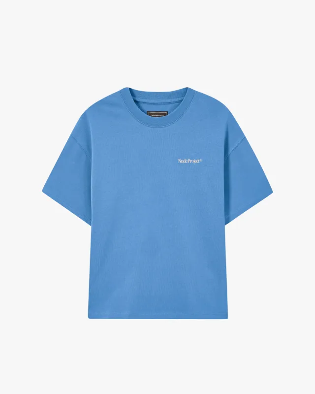 Origins*Tee Blue sold by Nude Project