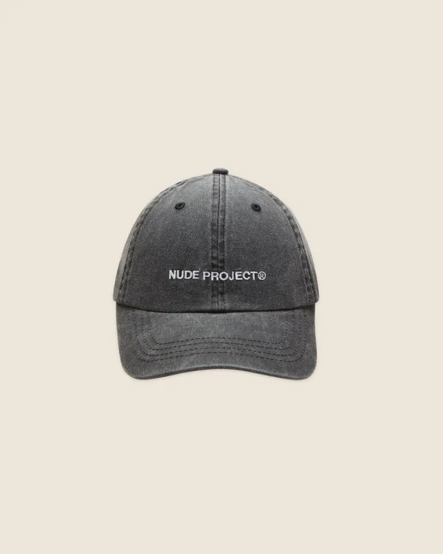 CREW HAT WASHED BLACK sold by Nude Project