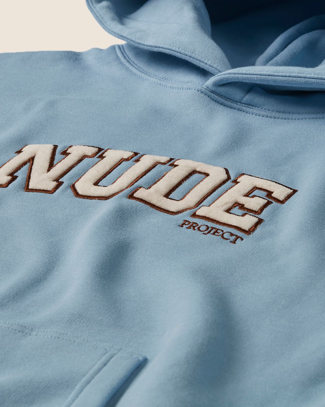 VARSITY HOOD BABY BLUE sold by Nude Project product image thumbnail 4