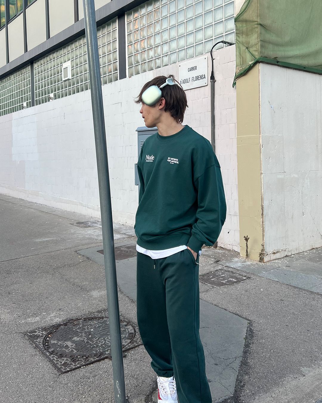 CULT CREWNECK GREEN sold by Nude Project product image thumbnail 3