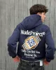 Time Hoodie Navy sold by Nude Project