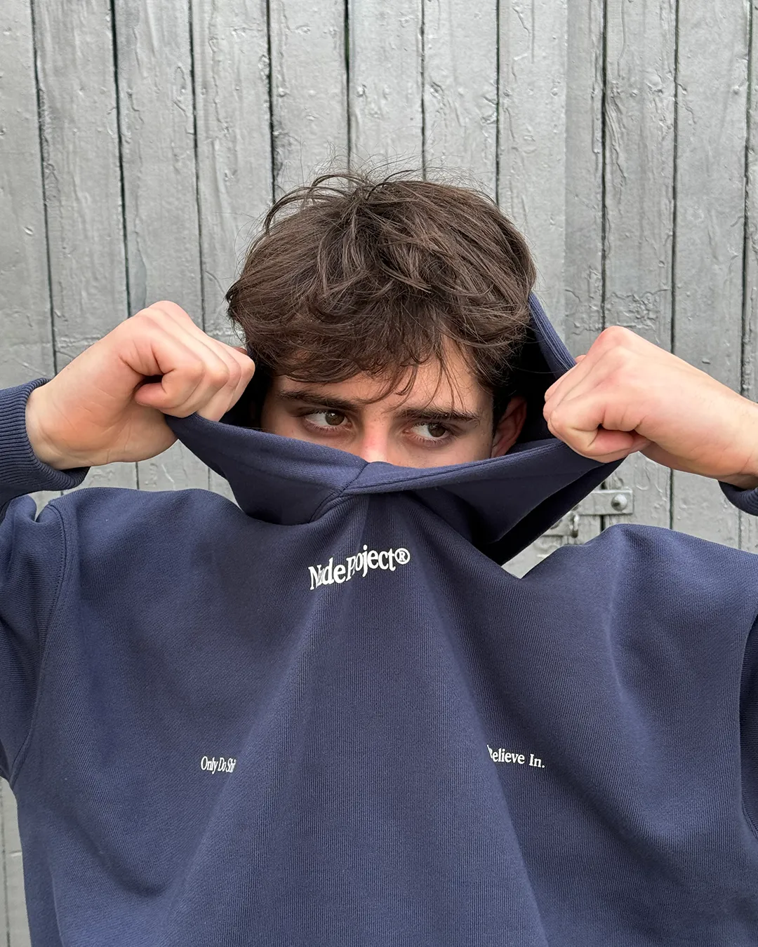 Time Hoodie Navy sold by Nude Project product image thumbnail 4