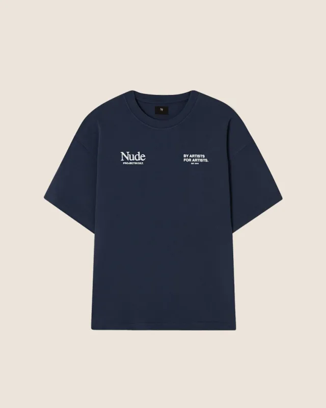 CULT TEE DEEP NAVY sold by Nude Project