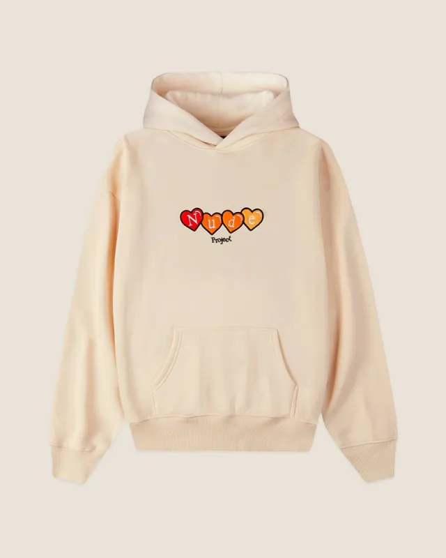 KISS YOUR HOMIES HOOD BEIGE sold by Nude Project